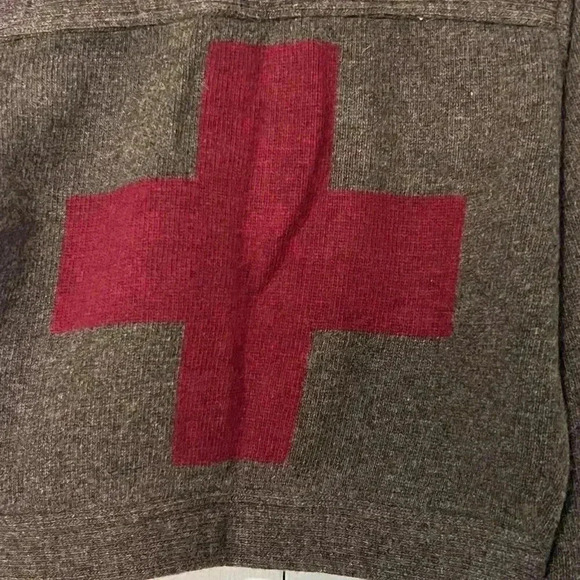 Anthropologie Jacket Women's Medium Brown Knit Wool NWT Cross Cropped Boho - Picture 6 of 6